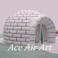 Unique Design Inflatable Igloo House Tent Dome Cinema Booth Toy Children for Exhibition or Party Rental