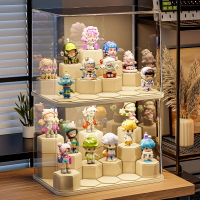 {台灣公司貨 可打統編}透明防塵盲盒展示架亞克力手辦玩具積木展示柜泡泡瑪特收納展示盒