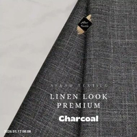 [0,5METER] Kain Katun Linen Italian Luciana [Linen Rami] Original Import Kualitas Linen Terbaik Grad