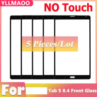 5 PCS NEW + OCA For Tab S 8.4 SM-T700 SM-T705 T700 T705 Touch Screen Front Outer Glass Lens Parts Replacement