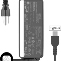 Huiyuan for 65W Power Adapter Supply Fit for Lenovo-65w-usb-c-charger Yoga 920 C930 730-13IKB ThinkPad p52s t480 t480s