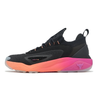 Under Armour UA 訓練鞋 Project Rock 7 男鞋 黑 粉 漸層 緩衝 多功能 巨石強森 運動鞋 UA 3027600003