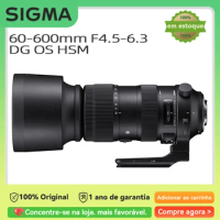Sigma 60-600mm F4.5-6.3 DG OS HSM Art APS-C Large Aperture Camera Lens For Nikon D7200 D5600 D750 Canon Lens Sigma 50 100 1.8