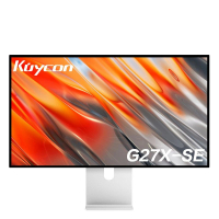 KUYCON G27X SE Silver 連升降支架 電腦螢幕 (5120x2880 / IPS / 75Hz)(MO-KG27XSE)
