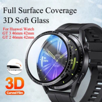 Diamond Film for Huawei Watch GT 3 46mm Soft Tempered Glass GT3 42mm GT 2 Pro Screen Protector for Huawei Watch 3 Pro