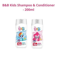 B&B kids Shampoo dan Conditioner Anak Pony Pink / Pony Blue isi 200ml Pony Pink