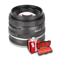 Meike 35mm f1.4 Manual Focus lens for Sony E-mount A6000 A6300 A6400 A7 A7II A7III /Fuji x mount /Canon EF-M EOS M3 M6 M50 M100