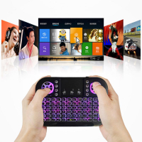 Mini BT Wireless Keyboard With Touchpad 2.4GHz Backlit Mouse Remote Control For Windows Android Smart