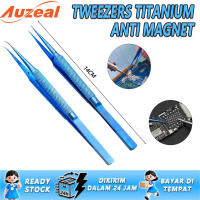 Pinset Titanium 0.15mm Anti Pecah - Kerajinan Batu Akik & manik，Lurus/Bengkok Set Favorit