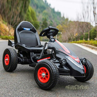 兒童電動車四輪卡丁車可坐男女寶寶遙控玩具汽車小孩充氣輪沙灘車