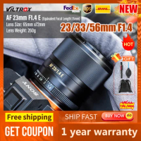 Viltrox 23mm 33mm 56mm F1.4 Auto Focus Prime Large Aperture Lens 24mm F1.8 Full frame Prime Lenses for Sony E Mount Camera Lens