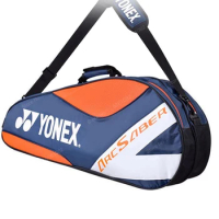 Portable Yonex Badminton Racket Bag For 3 Rackets 2 Compartments For Women Men