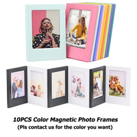 5-20PCS Assorted Color Free Combination Magnetic Photo Frame For Fujifilm Instax  Film Intax  12 11F