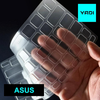 【YADI】ASUS ASUSPRO P2428LA 系列專用 鍵盤保護膜 鍵盤膜 防塵套 防水防塵高透光非矽膠