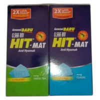 Hit-Mat Anti Nyamuk Classic 18+12, Hit-Mat Anti Nyamuk Greentea 18+12, Hit-Mat Anti Nyamuk 18+12 Hit