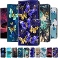 Wallet Flip Case For Sony Xperia 1 V 5 IV 10 III IV V Hot Pattern Magnetic Leather Cover Coque Etui