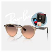 【RayBan 雷朋】圓形膠框太陽眼鏡(RB2180F-678846 49mm)