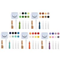 Needle Felting Kits Starter Felting Kits for Beginner Adult Felting Tools Included Needle Finger Protector Material Pack