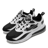 Nike 休閒鞋 Air Max 270 React 男女鞋 氣墊 舒適 避震 簡約 球鞋 情侶穿搭 白 黑 CT1646100