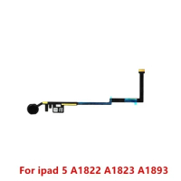 For Ipad 5 A1822 A1823 A1893 Home Button Return Key Fingerprint Sensor Scanner Flex Cable Ribbon Replacement Repair Parts