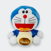 【Doraemon 哆啦A夢】12吋哆啦A夢抱銅鑼燒(絨毛玩偶坐姿 2412006-1)