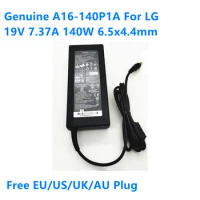 Genuine A16-140P1A 19V 7.37A 140W Power Supply AC Adapter For LG 34-Inch Ultra Wide QHD 27UD88-W 34UM94 34UM95 Monitor Charger