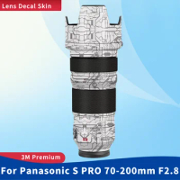 For Panasonic LUMIX S PRO 70-200mm F2.8 Decal Skin Vinyl Wrap Film Camera Lens Protective Sticker Anti-Scratch Protector Coat