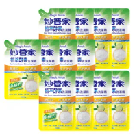 【妙管家-買6送6】植萃酵素洗碗精補充包1000g(6入/箱)