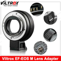 Viltrox EF-EOS M Metal Electronic Auto Focus Lens Adapter For for Canon EF EF-S Lens to EF-M EOS M M2 M3 M5 M6 M10 M50 II M100