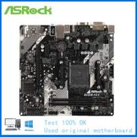 For ASRock B450M-HDV Computer USB3.0 M.2 Nvme SSD Motherboard AM4 DDR4 B450 Desktop Mainboard Used