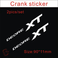 2pics/set Bike Crank Sticker Tooth Plate Stickers Crank Protection Cycling Decals stickers MTB Road Bike Crank Bicycle Vinyls