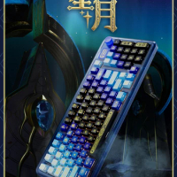 ECHOME Star and Moon Priests Theme Keycap PBT Custom Gaming Keyboard Cap Translucent OEM Profile Key Cap for Mechanical Keyboard