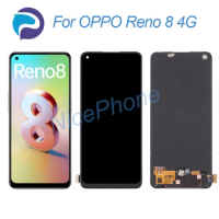 for OPPO Reno 8 4G LCD Display Touch Screen Digitizer Assembly Replacement 6.4" CPH2457 Reno 8 4G Screen Display LCD