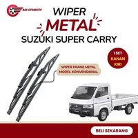 Wiper Besi Konvensional Mobil Suzuki Super Carry  Kaca Mobil Depan Satu Pasang Kanan Kiri