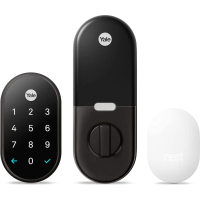 ล็อค Google Nest x Yale, สมาร์ทล็อคป้องกันการงัดแงะ, สำหรับการเข้าแบบไม่ใช้กุญแจ, ปุ่มกด Deadbolt ล็