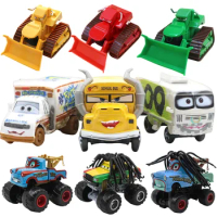 Disney Pixar Cars Forklift Harvester Fritter Lightning Mcqueen Dr Damage Rare Diecast Vehicle Car Boy Toy Model Kid Toy Gift