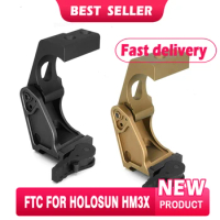 2024 New Tactical FAST Mount for Holosun HM3X Magnifier, Optical Centerline, Height Rifle Bipod Picatinny, QD 2.26