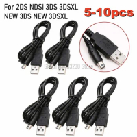 5-10pcs 1.2M USB Charger Cable Charging Data SYNC Cord Wire for Nintendo 2DS NDSI 3DS 3DSXL NEW 3DS 3DSXL Cable Game Power Line