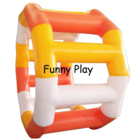 floating inflatable water roller wheel aqua toys for water play fun inflatable water roller human hamster