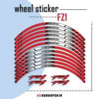 NEW Motorcycle Stickers Reflective Motor Bike Rim Decal Decoration Custom Inner Rim Declas Wheel Stripes For YAMAHA FZ1 FZ01 FZ