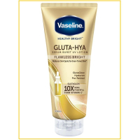 VASELINE 凡士林美白UV防護身體乳 HEALTHY BRIGHT GLUTA-HYA SERUM BURST LOTION FLAWLESS BRIGHT 330ML