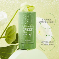 Sdotter New 40g Green Tea Deep Cleansing Beauty Health Facial Mask Stick Pore Cleaner For Face Purifying Clay Blackhead Remover