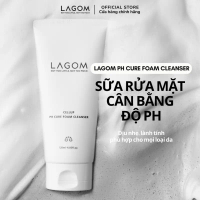 Sữa rửa mặt pH LAGOM Cellup pH Cure Foam Cleanser 120ml Làm sạch sâu dành cho mọi loại da