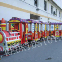 Kid's Electric Train Fire Engine Imitation With 14 Seats