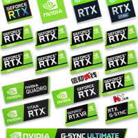 Original RTX 3090TI 3080TI 3070 3060 Desktop Sticker Laptop Graphics Card Label