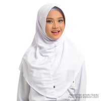 KERUDUNG SEKOLAH PET ANTEM ALL SIZE (FIT TO SIZE S) NEO KARIMUN RABBANI ORI BAHAN KAOS