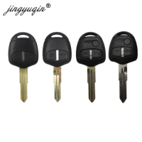 Jingyuqin 2/3 Buttons Remote Car key shell Case for Mitsubishi Lancer EX Evolution Grandis Outlander Key Shell MIT8/MIT11 Blade
