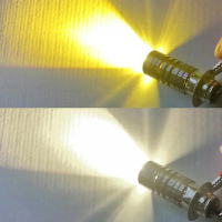 Bohlam Lampu Depan Led Laser H6 2warna Matic Bebek Soket H6 Dll