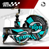 Stiker Decal Tebok Lovebird BNR COMMUNITY Variasi Sangkar Kandang Burung Batman Pleci Love Bird