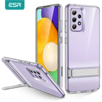 ESR for Samsung Galaxy A52 Metal Kickstand Case with Stand Adjustable Two-way kickstand Protection Case for Samsung A52